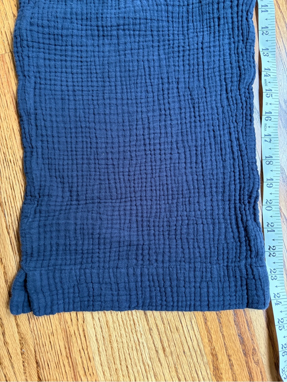 J. Jill Navy Blue Women’s Casual Guaze Capris - Picture 4 of 5